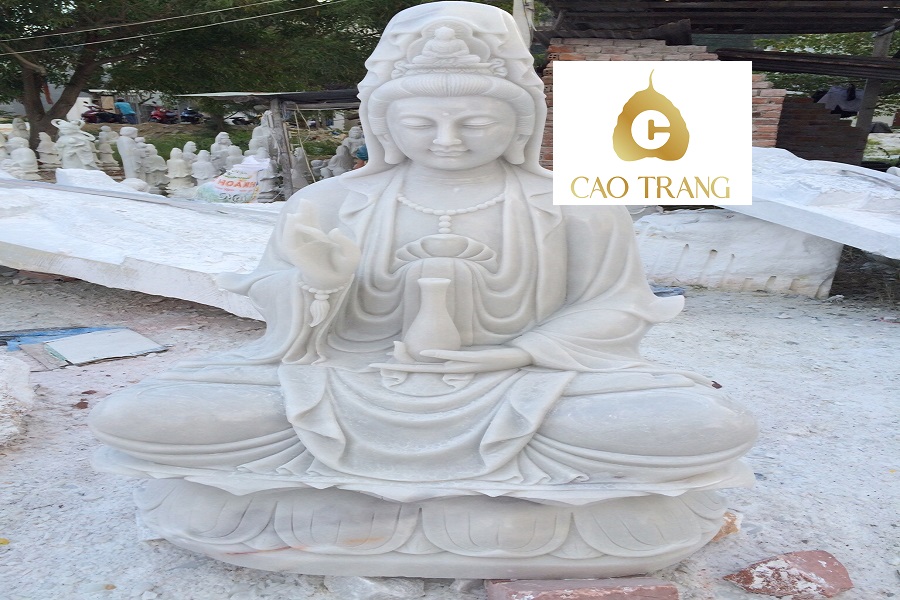 Bán Tượng Phật Quan Âm Bằng Đá Củ Chi HCM