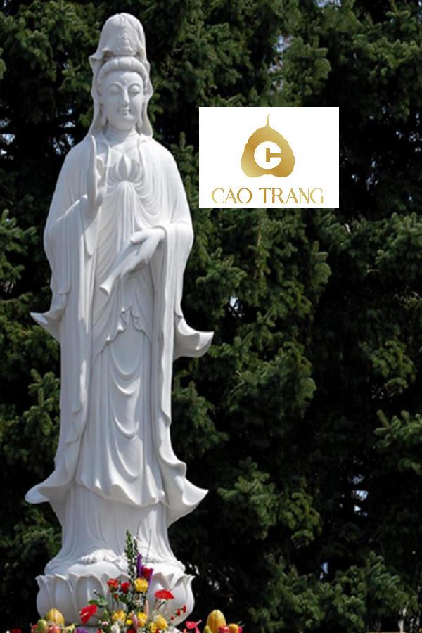 Tượng Phật Quan Âm Bằng Đá Tại Hồ Chí Minh