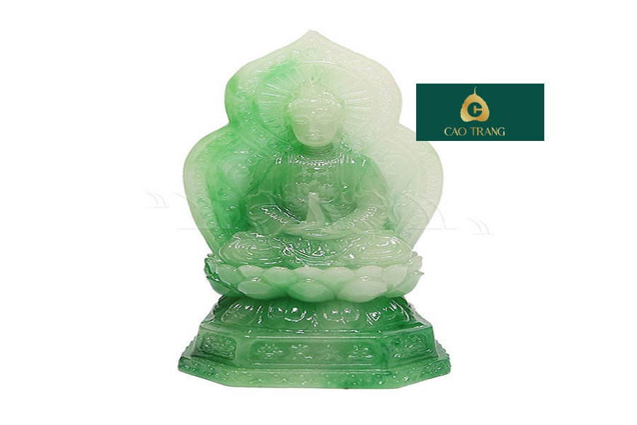 Tượng Phật Quan Âm Bằng Đá Cẩm Thạch