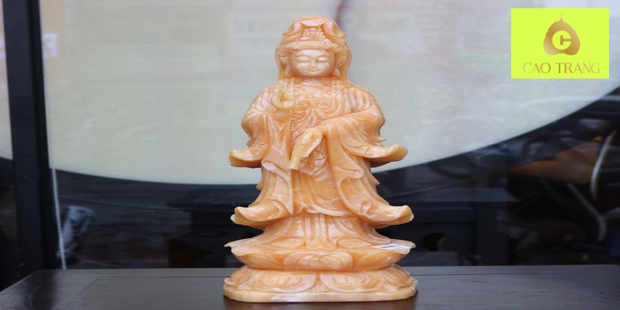 Tượng Phật Bà Quan Âm Bằng Đá Non Nước HCM