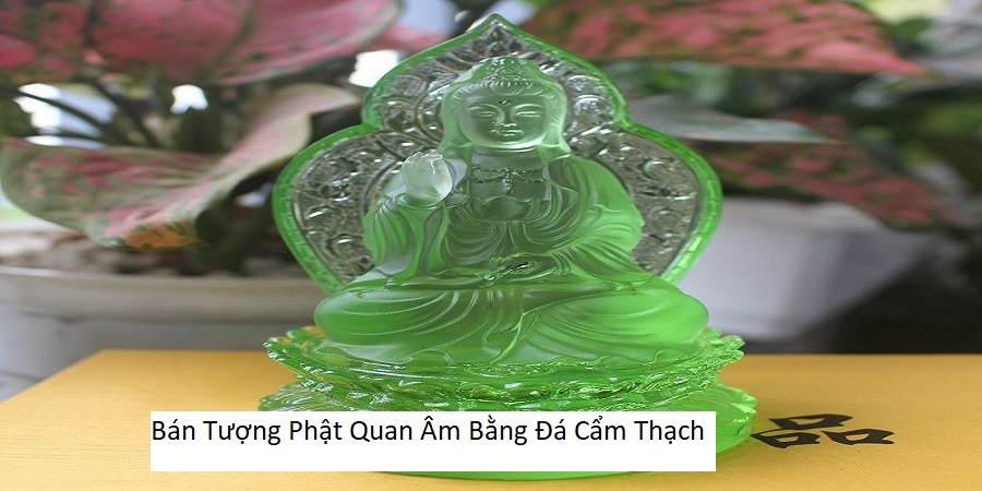 Bán Tượng Phật Quan Âm Bằng Đá Cẩm Thạch