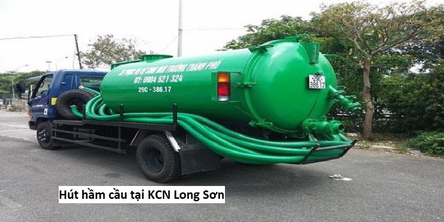 Hút hầm cầu tại KCN Long Sơn